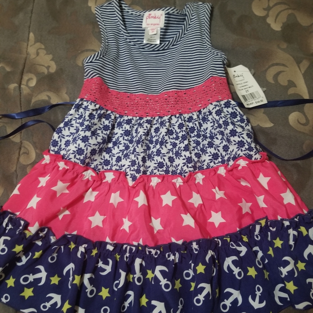 Pinky Los angeles girl dress.